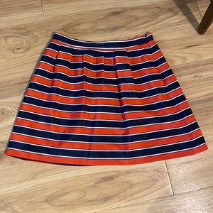 Jcrew red white and blue skirt